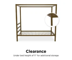 DHP Cara Metal Canopy Bed -Furniture Sale Shop 810543729 1