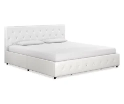 DHP Dana Faux Leather Upholstered Bed With Storage -Furniture Sale Shop 810543732 1
