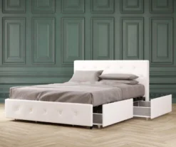 DHP Dana Faux Leather Upholstered Bed With Storage -Furniture Sale Shop 810543734 6