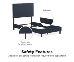 Atwater Living DHP Jazmine Linen Upholstered Queen Bed -Furniture Sale Shop 810543817 2