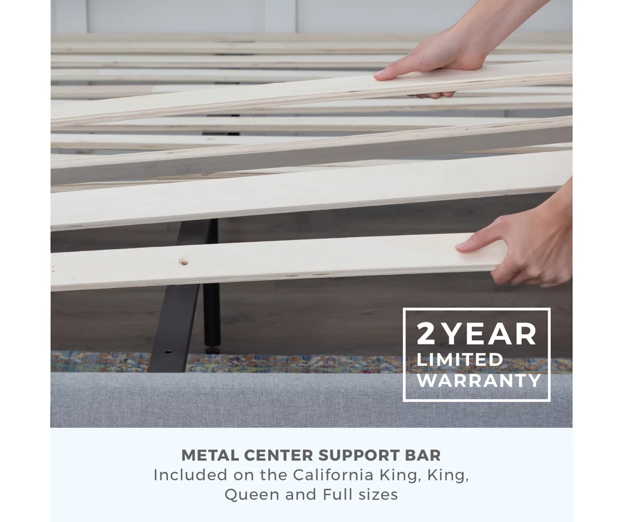 Isabelle Charcoal Upholstered Twin Wingback Bed 9 Isabelle Charcoal Upholstered Twin Wingback Bed - Image 7