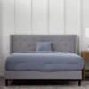 Isabelle Stone Upholstered Twin Wingback Bed 1 Isabelle Stone Upholstered Twin Wingback Bed -Furniture Sale Shop 810547604 810547608 810547627 810547612 1