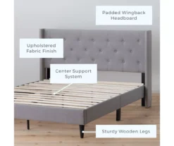 Brookside Isabelle Upholstered Wingback Bed -Furniture Sale Shop 810547604 810547608 810547627 810547612 2 1