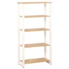 Dorm Essentials Oak & White 4-Shelf Bookcase -Furniture Sale Shop 810559115 1