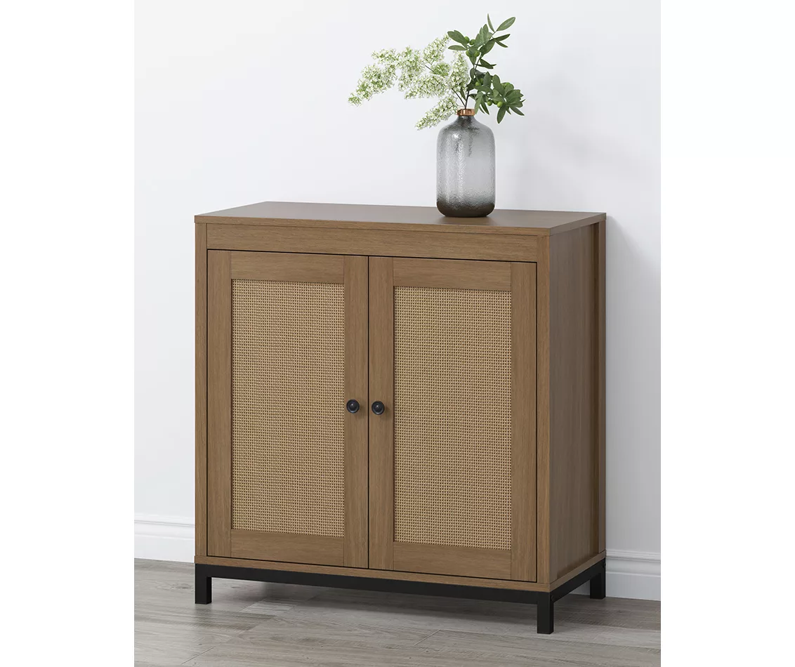 Real Living Seven Hills Cane Door Storage Cabinet 3 Real Living Seven Hills Cane Door Storage Cabinet
