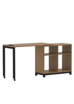 Seven Hills Acorn Metal & Melamine 4-Cube Pivot Desk With USB Charging -Furniture Sale Shop 810561090 21