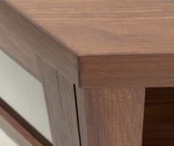 48" Brown Corner Electric Fireplace Console -Furniture Sale Shop 810570725 1