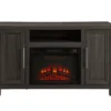 54" Gray Electric Fireplace Console