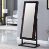 Espresso Cheval Mirror Armoire -Furniture Sale Shop 810575930 2 1