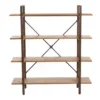 Medium Mango Open 4-Shelf Bookcase -Furniture Sale Shop 810583046