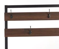 Walnut Hall Tree With Bench -Furniture Sale Shop 810583082 2