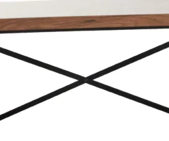 Walnut Hall Tree With Bench -Furniture Sale Shop 810583082 4