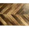 Brown Chevron Wood Print PVC Desk Mat, (34" X 47") -Furniture Sale Shop 810586420 1