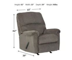 Dorsten Slate Rocker Recliner -Furniture Sale Shop 810587469 81 1