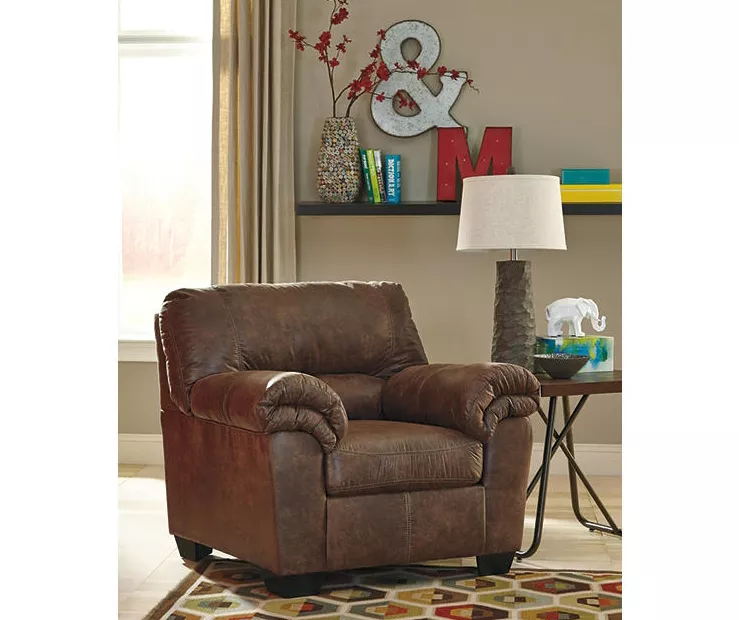 Bladen Coffee Faux Leather Armchair 4 Bladen Coffee Faux Leather Armchair - Image 2