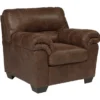 Bladen Coffee Faux Leather Armchair -Furniture Sale Shop 810587481 2