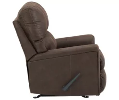 Navi Chestnut Faux Leather Rocker Recliner 15 Navi Chestnut Faux Leather Rocker Recliner -Furniture Sale Shop 810587485 5