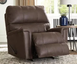 Navi Chestnut Faux Leather Rocker Recliner 11 Navi Chestnut Faux Leather Rocker Recliner -Furniture Sale Shop 810587485 71