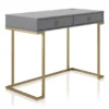 Camila Gray Writing Desk With Wireless Charging -Furniture Sale Shop 810589026 5