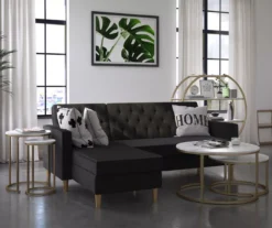 Amelia Faux Marble 4-Shelf Bookcase 12 Amelia Faux Marble 4-Shelf Bookcase -Furniture Sale Shop 810589033 1