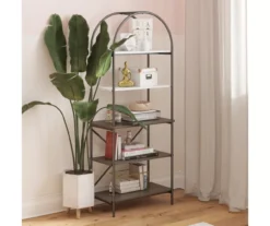 Vivinne Gray 5-Shelf Bookcase -Furniture Sale Shop 810589034 5