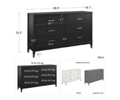 CosmoLiving Westerleigh 6-Drawer Dresser -Furniture Sale Shop 810589232 1