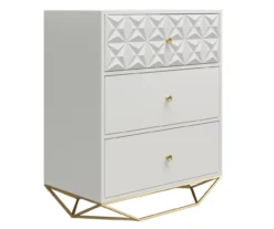 Blair White 3-Drawer Dresser -Furniture Sale Shop 810589237 4