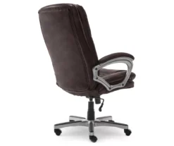 Benton Brown Big & Tall Faux Leather Executive Office Chair -Furniture Sale Shop 810590314 4