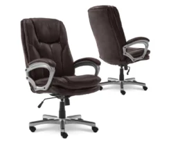 Benton Brown Big & Tall Faux Leather Executive Office Chair -Furniture Sale Shop 810590314 5