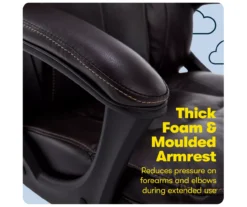 Mitchell Roasted Chestnut Vegan Leather Office Chair -Furniture Sale Shop 810590318 11