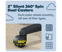 Mitchell Roasted Chestnut Vegan Leather Office Chair -Furniture Sale Shop 810590318 13