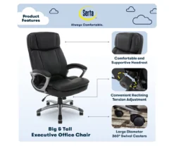 Serta Fairbanks Big & Tall Office Chair -Furniture Sale Shop 810590319 7