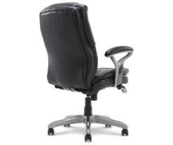 Anniston Black Bonded Leather Office Chair -Furniture Sale Shop 810590373 5