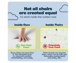 Lautner Black Executive Bonded Leather Office Chair -Furniture Sale Shop 810590376 7