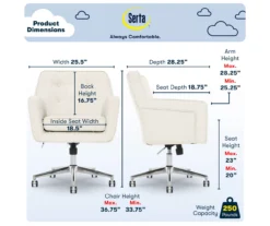 Serta Ashland Fabric Office Chair -Furniture Sale Shop 810590380 6