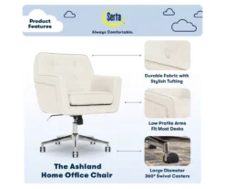 Serta Ashland Fabric Office Chair -Furniture Sale Shop 810590380 7
