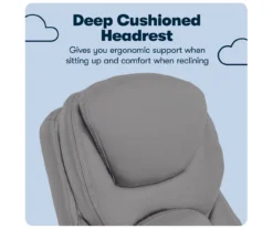 Claremont Gray Bonded Leather Office Chair -Furniture Sale Shop 810590392 10