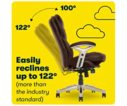 Claremont Chestnut Brown Bonded Leather Office Chair -Furniture Sale Shop 810590393 8