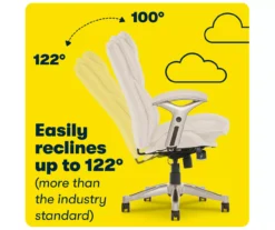 Serta Claremont Bonded Leather Office Chair -Furniture Sale Shop 810590394 8