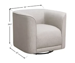 Saco Sand Swivel Accent Chair -Furniture Sale Shop 810590536 4 1