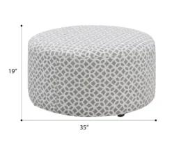 Anderson Gray Lattice Ottoman 7 Anderson Gray Lattice Ottoman -Furniture Sale Shop 810590544 2 1