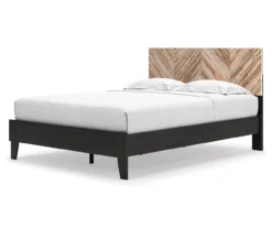 Piperton Black Queen Platform Bed Base -Furniture Sale Shop 810591748 810591749 1 1