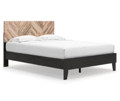 Piperton Black Queen Platform Bed Base -Furniture Sale Shop 810591748 810591749 2 1
