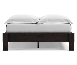 Piperton Black Queen Platform Bed Base -Furniture Sale Shop 810591749 3