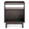 Brymont Dark Gray Turntable Accent Console -Furniture Sale Shop 810591773 4
