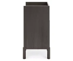 Brymont Dark Gray Turntable Accent Console -Furniture Sale Shop 810591773 5
