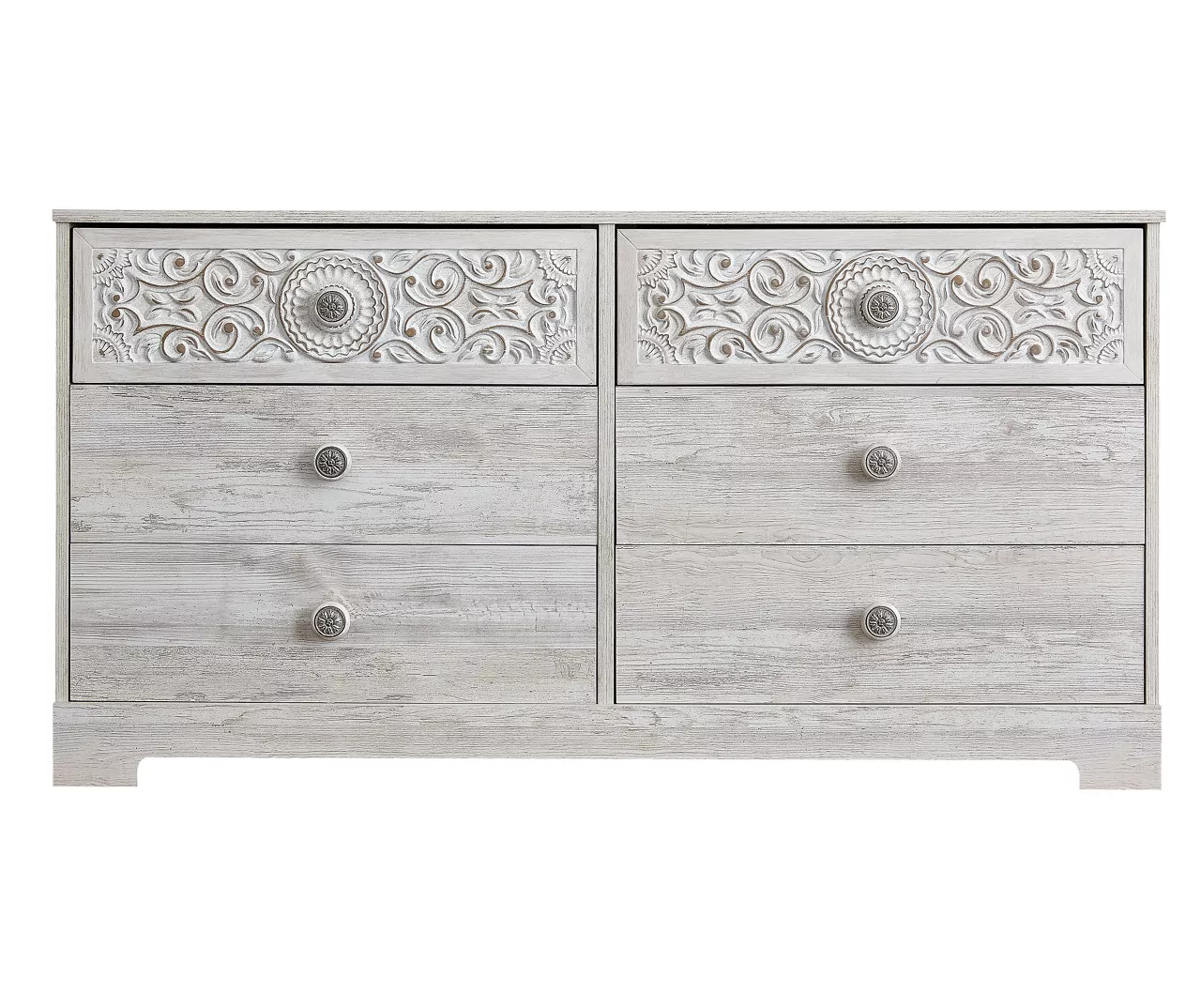 Paxberry Whitewash 6-Drawer Dresser 3 Paxberry Whitewash 6-Drawer Dresser