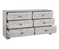 Paxberry Whitewash 6-Drawer Dresser 8 Paxberry Whitewash 6-Drawer Dresser -Furniture Sale Shop 810591798 3