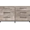 Neilsville Whitewash 6-Drawer Dresser -Furniture Sale Shop 810591829 5