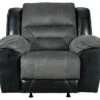Earhart Slate Faux Leather Rocker Recliner -Furniture Sale Shop 810594581 4 2